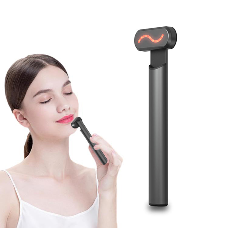 Using Dewspell Glow Wand in an at-home skincare ritual