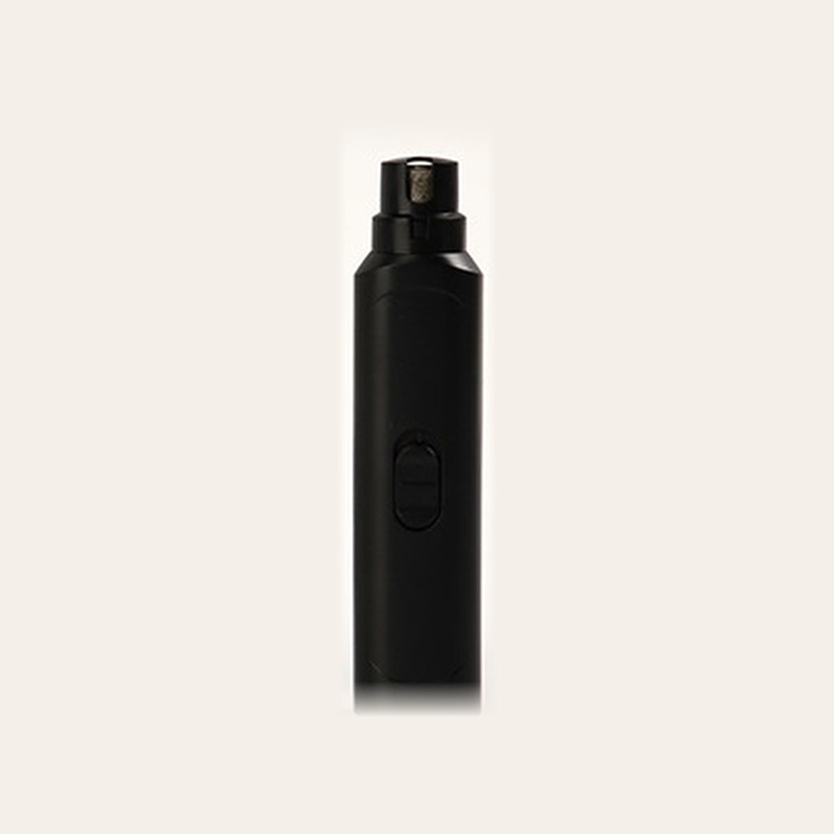 Dewspell Quiet Paws Nail Grinder in Ink Black, shown straight on