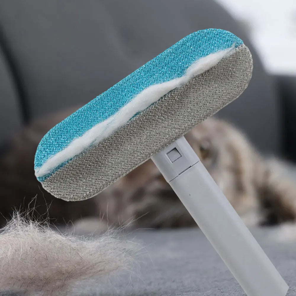 Dewspell FurSweep Long-Handle Pet Hair Remover — feature