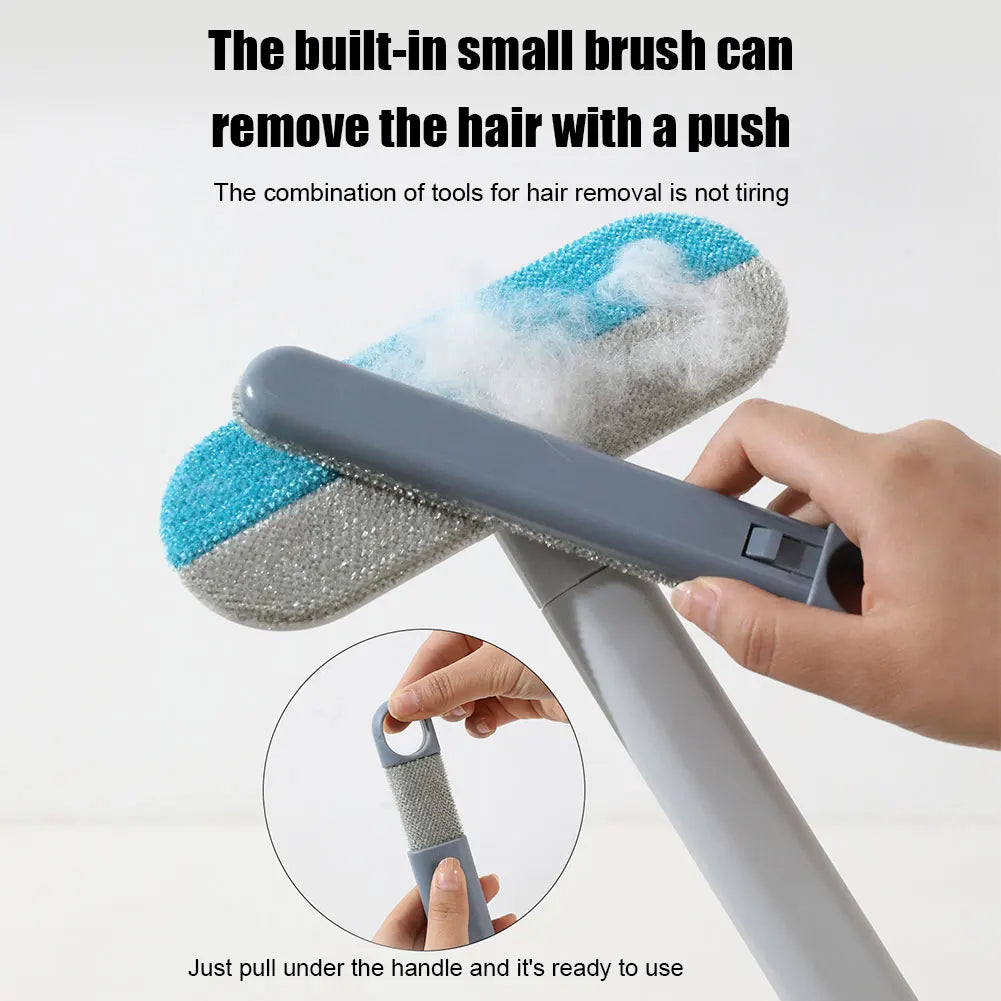 Dewspell FurSweep removable handle brush feature