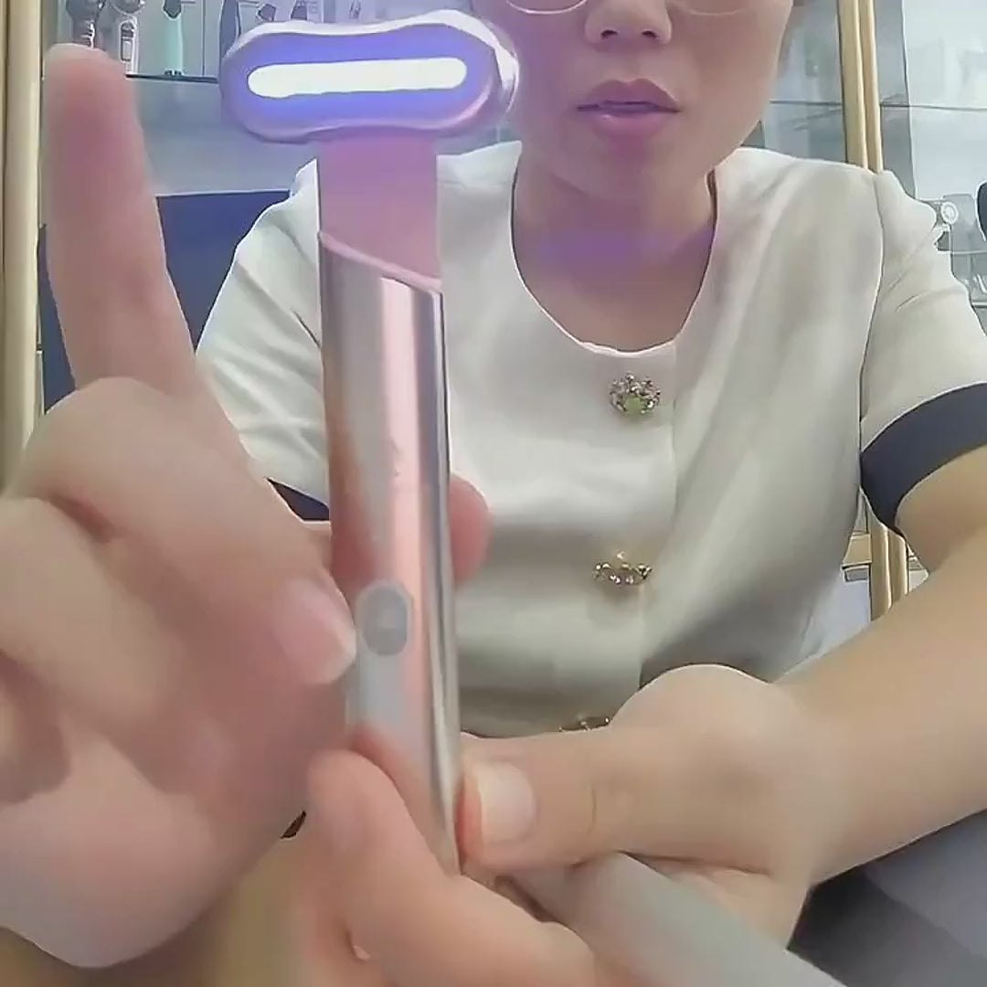 Dewspell Warm Eye Reset Massager in use — demonstration video